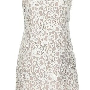 LOFT White Chemise Dress with Elegant Design